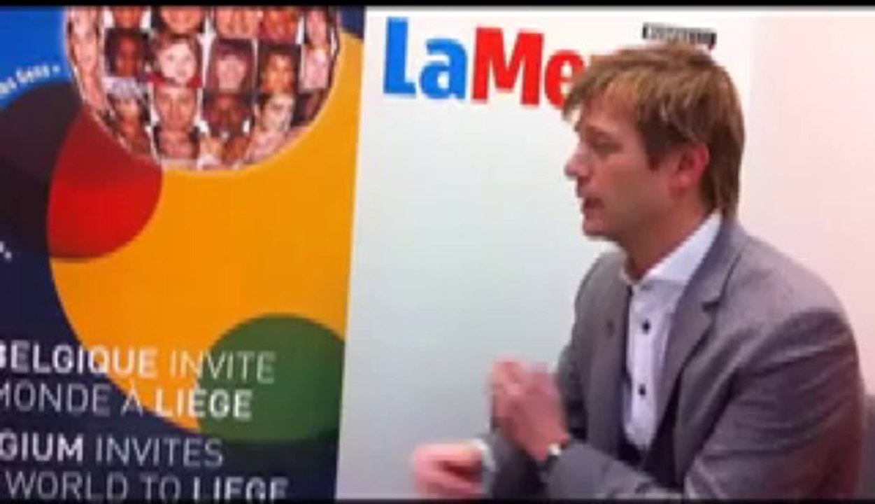 Jean-Christophe Peterkenne le liégeois de l'année : rédacteur en chef d'un jour de La Meuse.