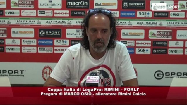 Icaro Sport. Rimini-Forlì di Coppa Italia, il pregara di Osio
