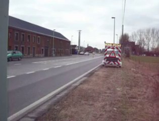 zone police du condroz signalisation routiere defilante