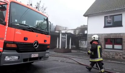 Faymonville: incendie dans le centre du village
