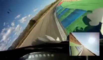 Circuit Calafat: "On board" avec Xavier Michel (Suzuki)