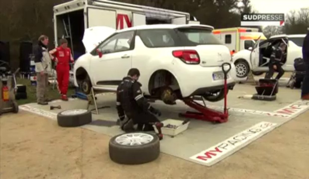Base d'essais Citroën DS3-R3 à Dourbes (Viroinval)