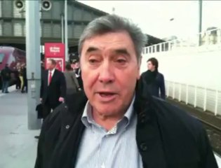 Un thalys aux couleurs de la ville de Liège pour le départ du tour de France 2012