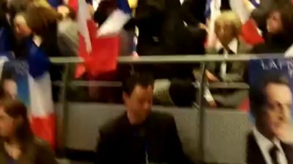 Le début du discours de Nicolas Sarkozy