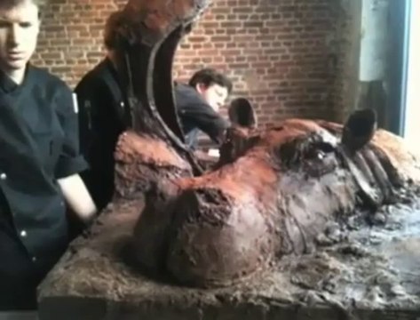 Sablon: l'hippo en chocolat de Patrick Roger