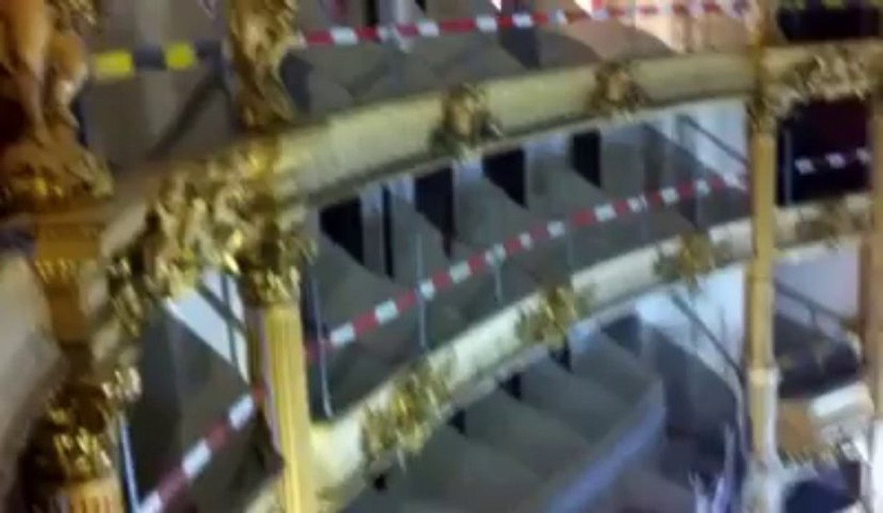 Liège: visite du chantier de l'Opéra
