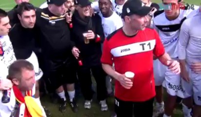 JS Tamines champion 2012: Vincent André félicite ses joueurs