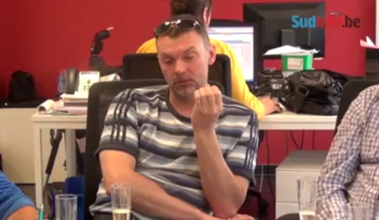 JS Tamines champion 2012: visite à notre rédaction d'Auvelais (1)