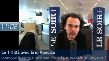 Le 11H02 : pourquoi le service minimum n'est-il pas possible en Belgique (teaser)