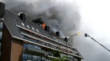 Incendie à Saint-Ghislain