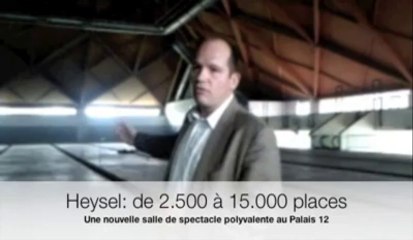 Heysel: une nouvelle salle de spectacle au Palais 12