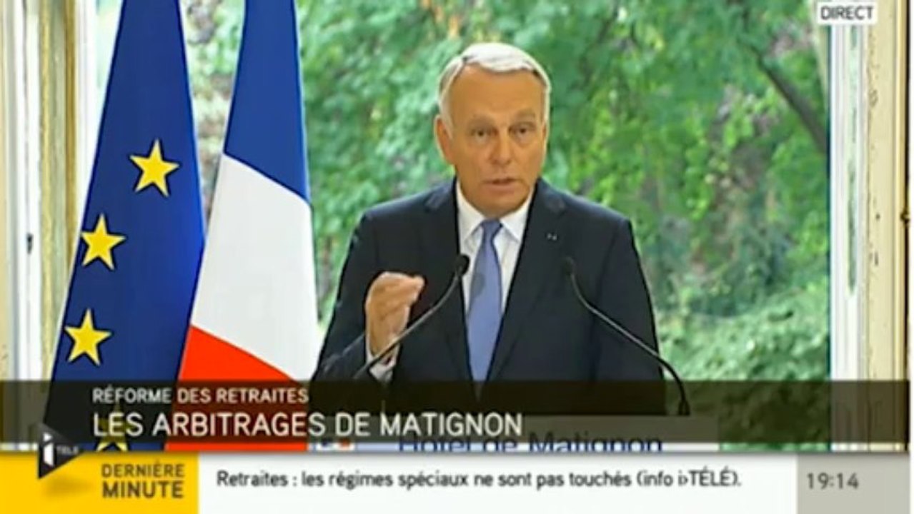 Retraites : Ayrault propose 43 ans de cotisations en 2035