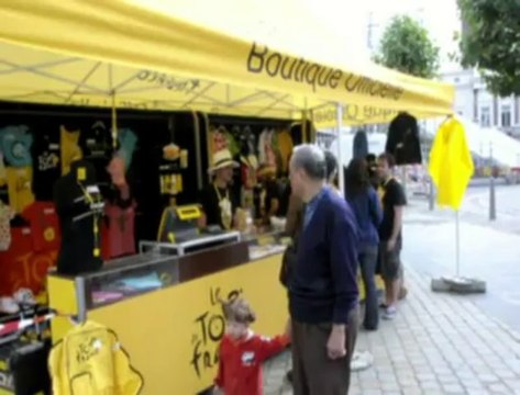 Un jour avant le Grand départ du tour de France à Liège