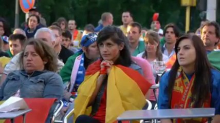 Finale Euro 2012 - Reaction des fans