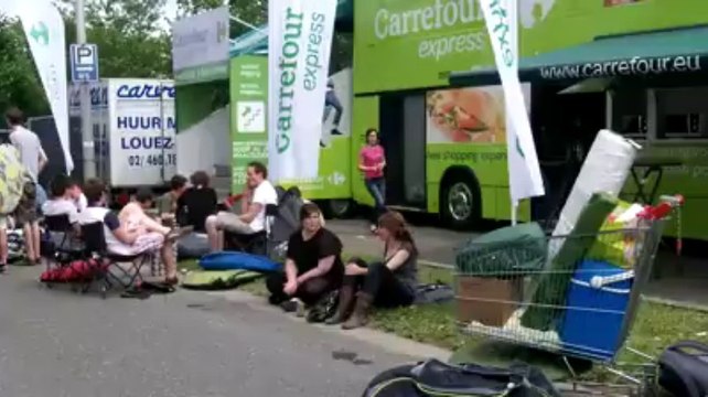 Liège: les premiers festivaliers arrivent aux Ardentes