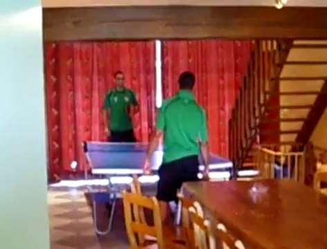 Virton en stage à Houffalize: le gîte présenté par Guy Blaise