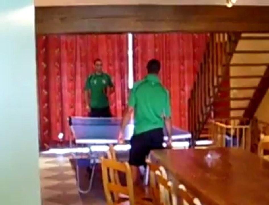 Virton en stage à Houffalize: le gîte présenté par Guy Blaise