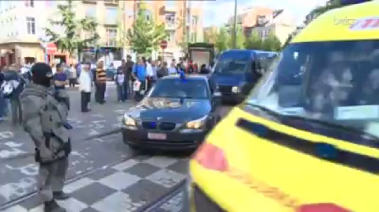 Fort Chabrol à Uccle: l'auteur légérement touché à la jambe