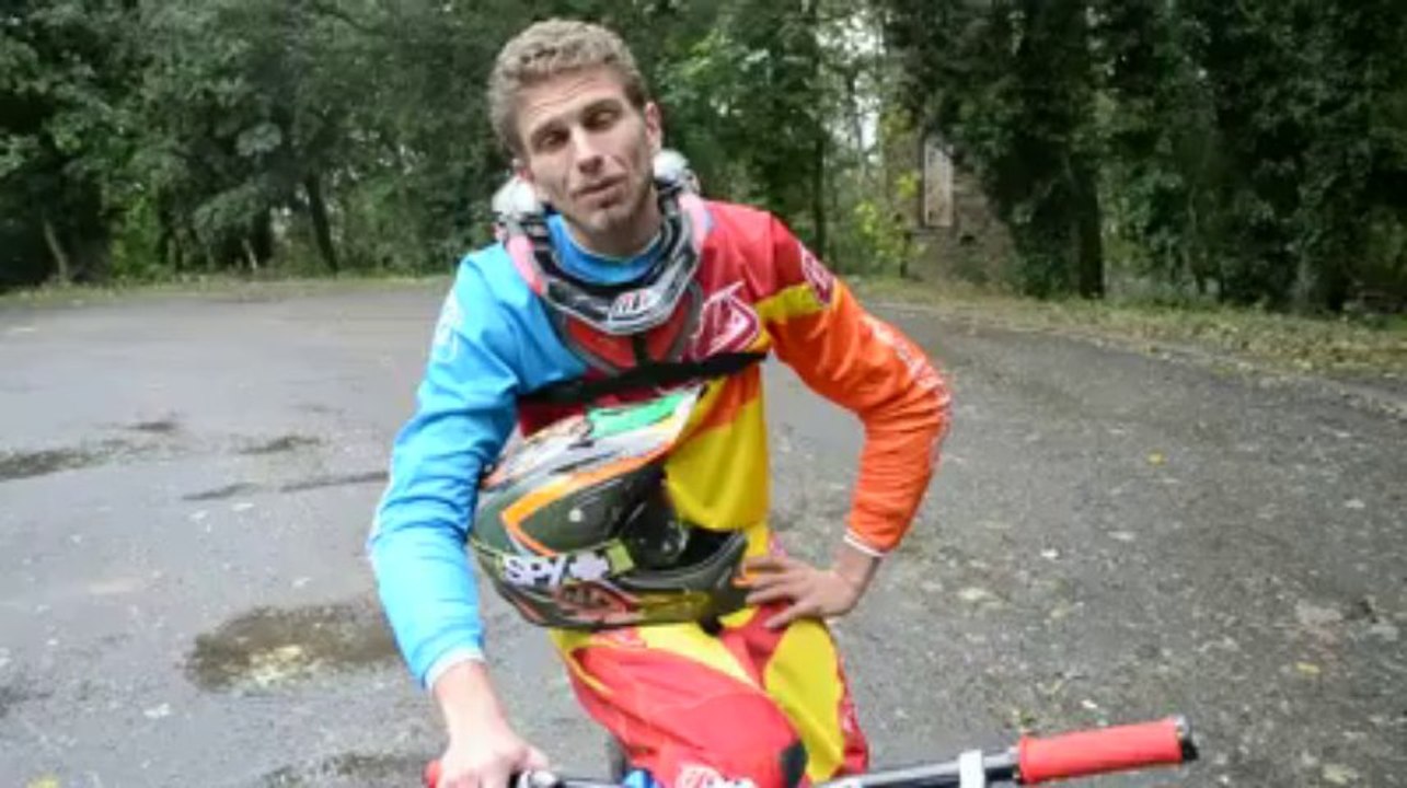Le Hutois Julien Distatte lance l'édition 2012 de la descente VTT