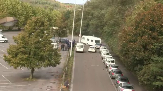 Charleroi: une quarantaine de caravanes expulsées du parking des Expos