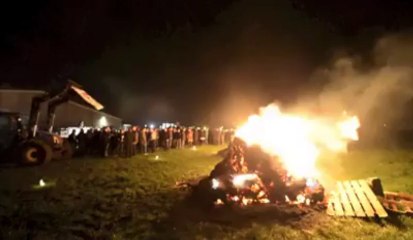 Battice: les agriculteurs manifestent contre les prix catastrophiques du lait