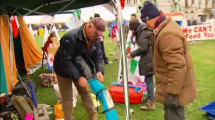 Les producteurs laitiers quittent Bruxelles en fanfare