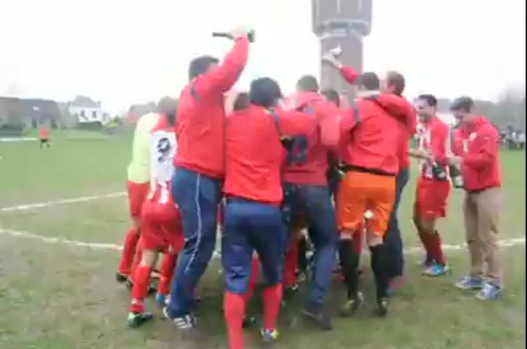 Onhaye champion 2013: juste après le coup de sifflet final