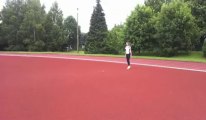Athlétisme: la Hannutoise Sarah Léonard à l'entraînement