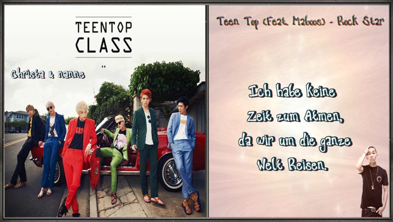 Teen Top (Feat. Maboos) - Rock Star k-pop [german sub]