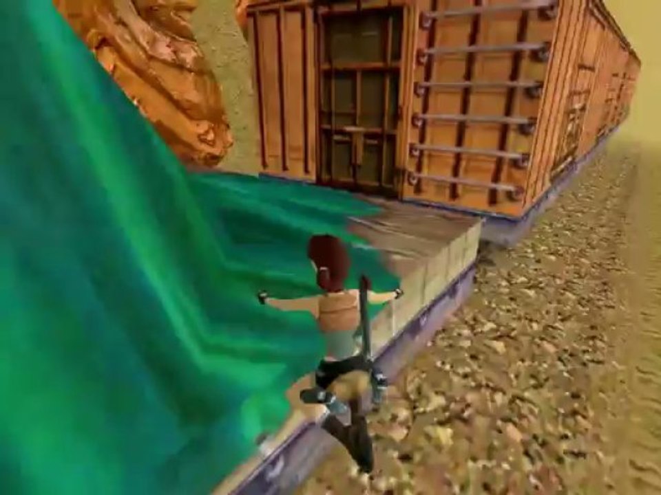 Let's Play Tomb Raider 4 (German) Part 30 - Der Zug in der Wüste