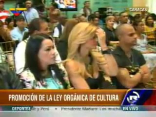 (Vídeo) Ley Orgánica de la Cultura se logra gracias a la participación del pueblo legislador