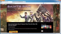 Saints Row IV Season Pass Free Giveaway - Tutorial