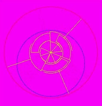 vidéo d'épure dynamique de turbine volumètrique à 4 étages et 3 EMGC