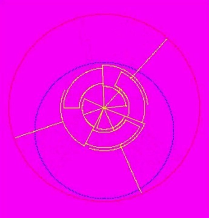 vidéo d'épure dynamique de turbine volumètrique à 4 étages et 3 EMGC