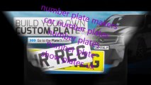 Replacement number plates