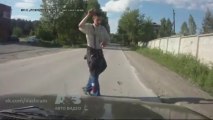 Road Rage / Traffic Accidents -  drunk russian - no accident.