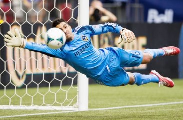 La parade stratosphérique du gardien des LA Galaxy