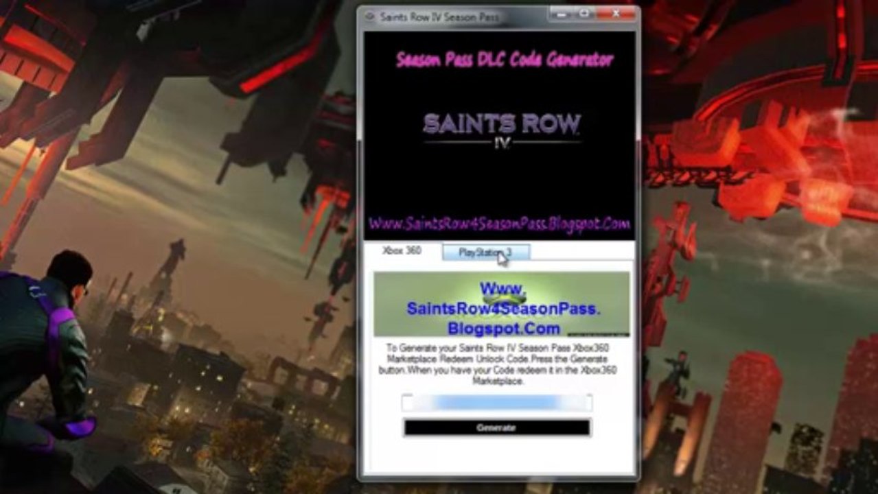 Get Free Saints Row IV Season Pass Keys - Xbox 360 / PS3