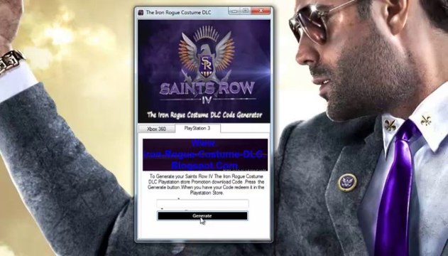 How to Get Free Access To Saints Row IV The Iron Rogue Costume DLC