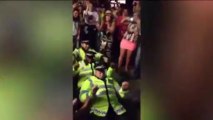 Dancing London Police Officers at Notting Ham Carnival!!