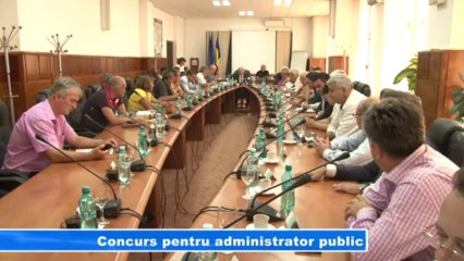 Concurs pentru administrator public