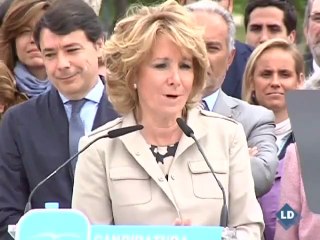 Aguirre y la lista del PP a la Asamblea de Madrid