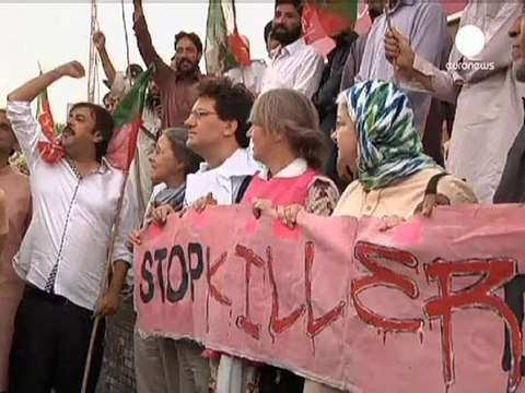 Manifestations contre les frappes américaines au Pakistan