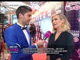 Глюк`oZa на красной дорожке "Премии RU.TV 2012"