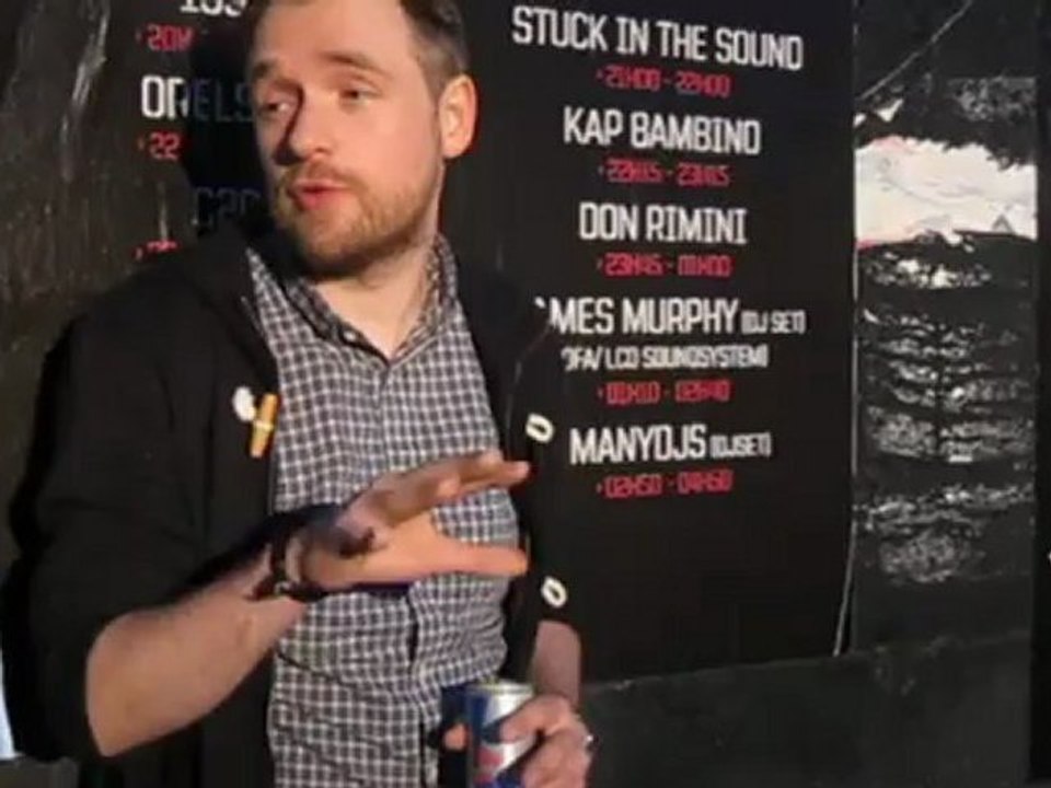 Don Rimini, prêt à monter sur scène à Marsatac - 29/09/12 Dock des Suds (Marseille)