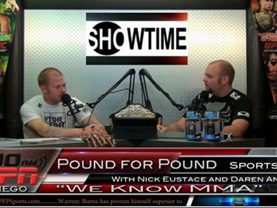 Showtime not to promote MMA Pound for Pound Sports ESPN Radio