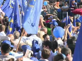 Manifestações em massa na Geórgia