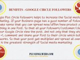 Buy Google Plus Ones and Google Circle Followers