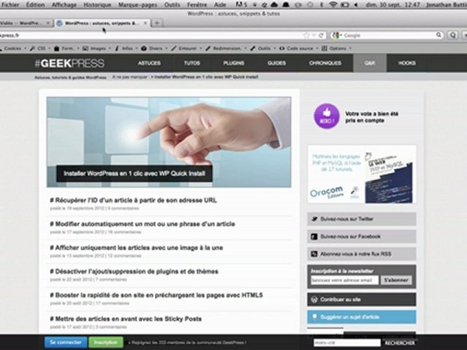 Limiter un nombre d'articles mis en avant avec les sticky posts