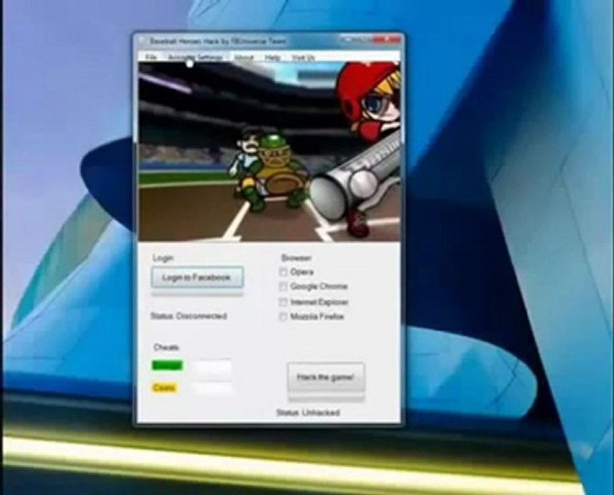 Baseball Heroes Cheat Tool Hack | FREE Download - October 2012 Update